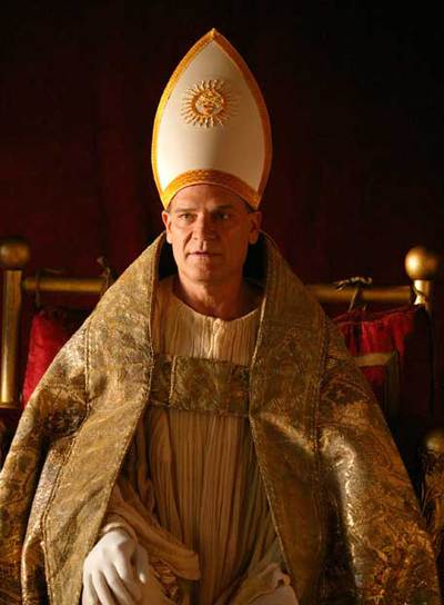 Lluís Homar, en  Los Borgia,   de  Antonio Hernández.