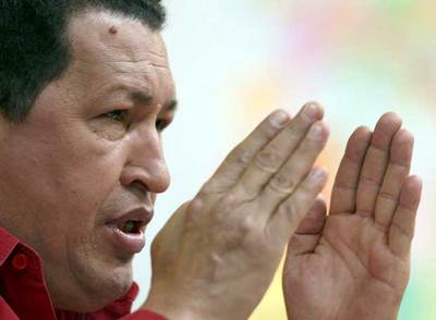 Hugo Chávez, durante su programa de televisión del jueves.
