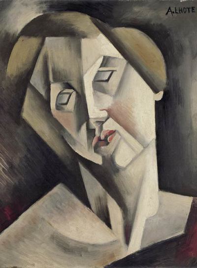 'Cabeza de expresión' (1917), de André Lhote.