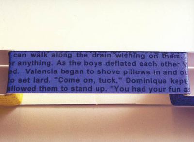 Detalle de 'Song held in office I' (2006), de Art & Language.
