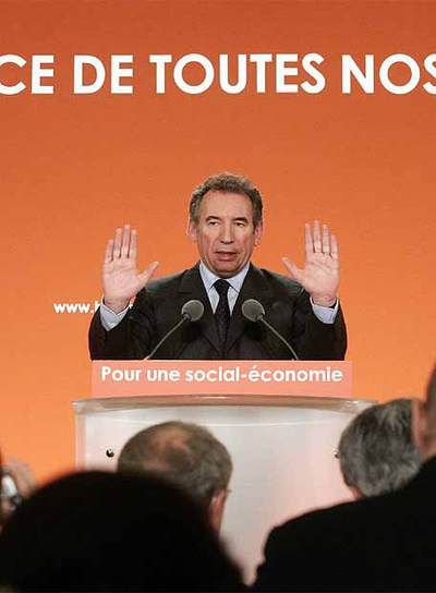 François Bayrou, durante una conferencia de prensa el viernes pasado en París.