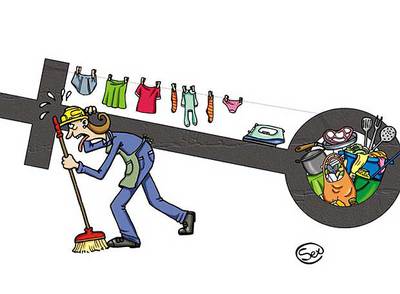 En esta página, algunos de los dibujos que se pueden encontrar en la exposición  Dibujantes por la Igualdad de Género.  Muchos de los 22 artistas que han participado en la muestra han obtenido importantes reconocimientos, como es el caso del marroquí Derkaoui, premio Excelencia en el concurso internacional Libertad de Prensa (Canadá 2006).