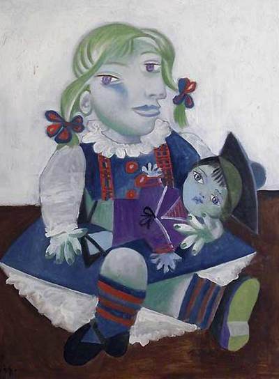  Maya à la poupée  (1938), de Pablo Picasso, obra robada en casa de una nieta del artista