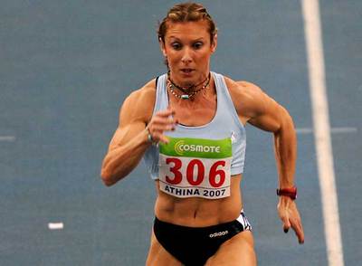 La griega Ekaterina Thanou, en una prueba celebrada hace unos días en Atenas.