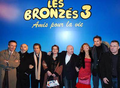 Equipo artístico del filme  Les bronzés .