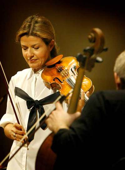 Mutter, directora y solista