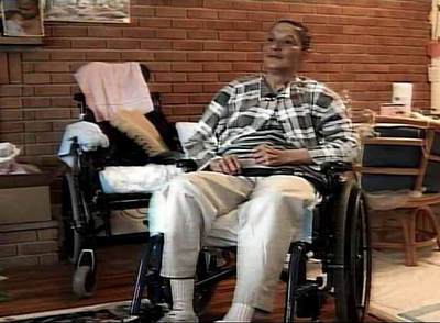 Christa Lilly, la paciente que ha estado seis años en un estado de mínima consciencia.