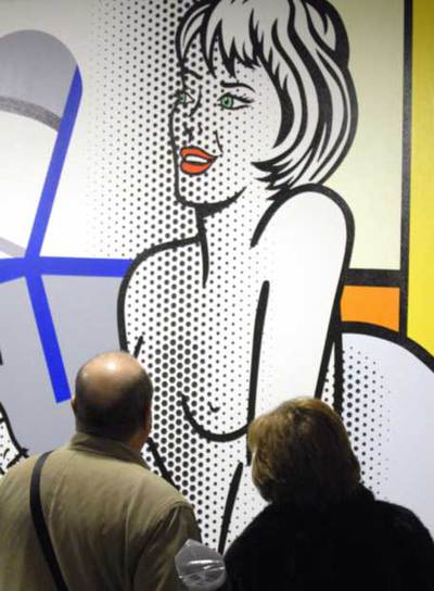 'Desnudo con busto', obra de Roy Lichtenstein.