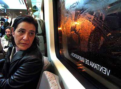 Rosa María Ventas, herida el 11-M, durante el mismo trayecto que efectuó aquel día en uno de los  trenes de la muerte. 