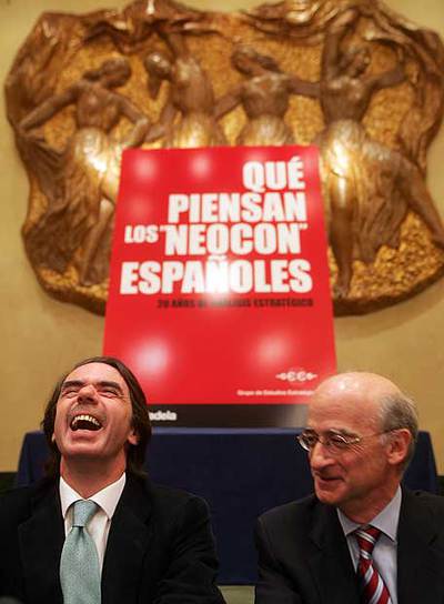 Aznar y Alberto Recarte, presidente de  Libertad Digital. 