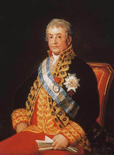  José Antonio, marqués de Caballero,  de Goya.