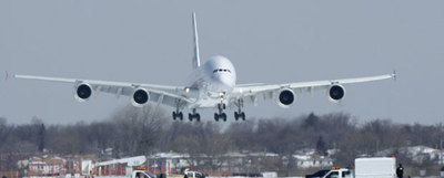 El A380 aterriza por primera vez en Estados Unidos