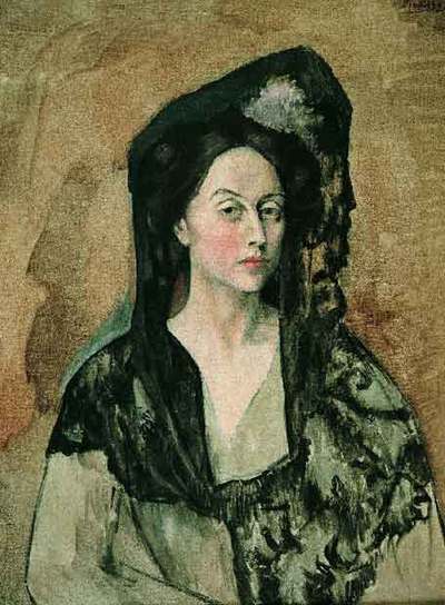  Retrato de Benedetta Canals   (1905),  de Picasso.