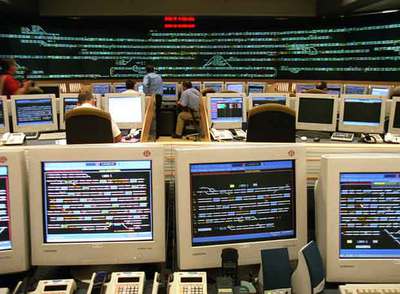 Centro de control del Metro de Madrid.