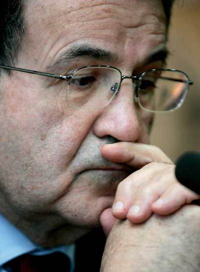 Romano Prodi, ayer en una visita a la Cámara de Comercio de São Paulo.