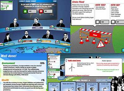 Imágenes del juego  Climate Challenge .