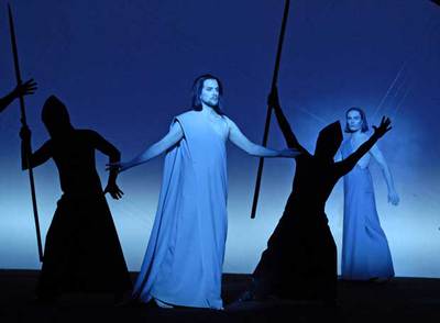 Imagen de  La Passion selon saint Jean,  de Wilson, en el Châtelet.