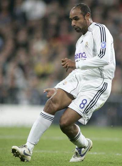 Emerson, durante un partido en el Bernabéu.