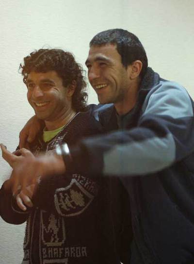 Los miembros del  comando Donosti  desarticulado en 2005 Igor González y Carmelo Laucirica, durante el juicio celebrado en la Audiencia Nacional.