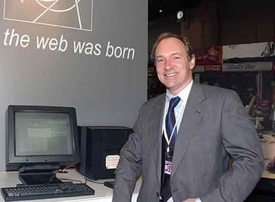 Tim Berners-Lee, asesor de Garlik e inventor del concepto  web semántica. 