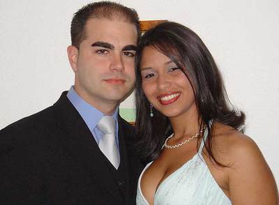 Betsabé Allaín y su marido, Juan Miguel Vilar.