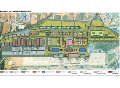 La ciudad aeroportuaria empieza a crecer