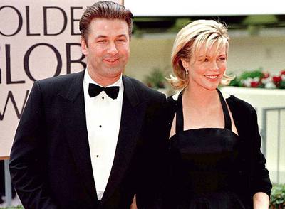 Alec Baldwin y Kim Basinger, cuando eran pareja.