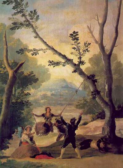 'El columpio' de Francisco de Goya, robado en agosto de 2001 a Esther Koplowitz y recuperado nueve meses después.