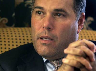 Samuel Lewis Navarro, durante la entrevista.