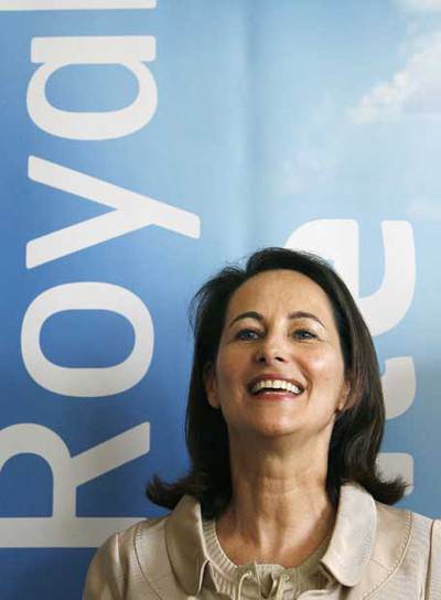 Royal, en una rueda de prensa celebrada ayer en París.