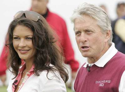 Catherine Zeta-Jones y Michael Douglas.