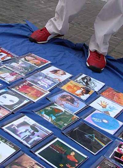 'Top manta' en Barcelona.