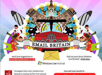Página web de la campaña  Email Britain. 