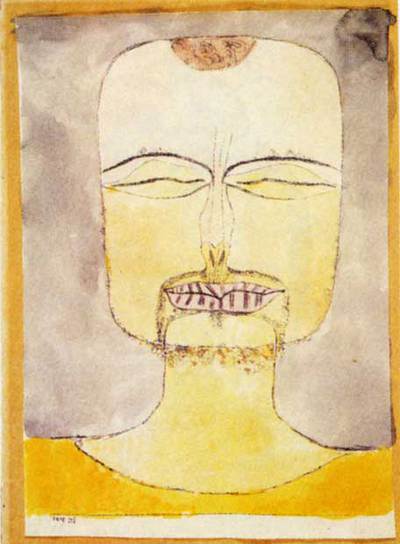 'Ensimismado, autorretrato' (1912-1913), de Paul Klee.