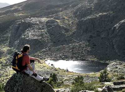Panorámica de la Laguna Grande de Peñalara.