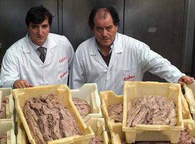 Manuel Calvo, nuevo consejero delegado del grupo (izquierda), junto a Luciano Calvo.