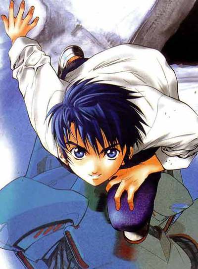 Dibujo de la película  Brain Powered , de Tomino, que se proyecta en el IVAM.