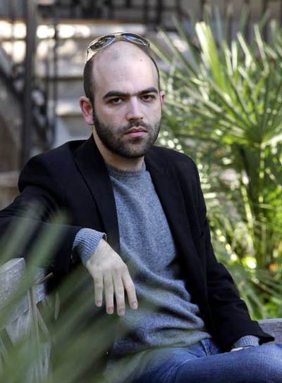 Roberto Saviano, ayer en Madrid.