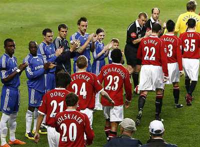 El Chelsea homenajea al Manchester United