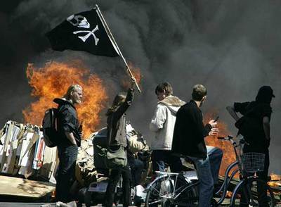 Revuelta en la comuna libre de Christiania