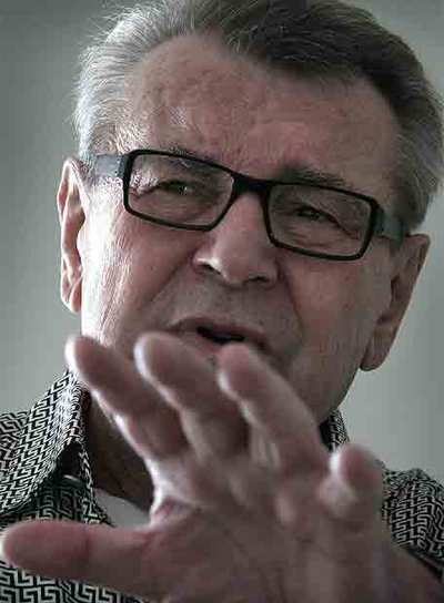 Milos Forman, en el Palau de les Arts de Valencia.