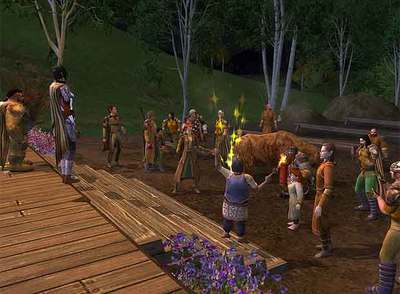 El juego reproduce fielmente los paisajes imaginados por Tolkien.