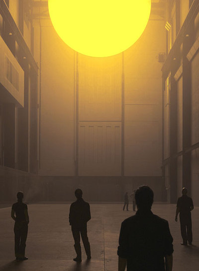 Imagen de  Weather Project  (2003), en la Tate Modern.