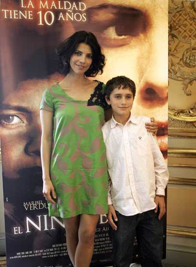 Maribel Verdú y Juan Ciancio, en Madrid.