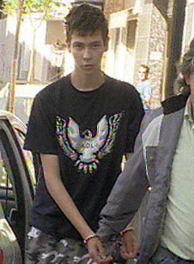 Imagen del joven Ruslan L. captada de la televisión