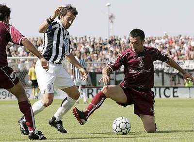 Del Piero, en una acción del Juventus-Arezzo del pasado sábado.