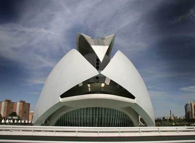 El Palau de les Arts, en Valencia.