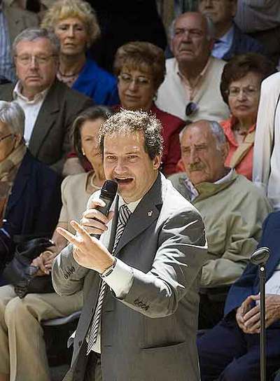 El candidato a la alcaldía de Barcelona por el PSC, Jordi Hereu.