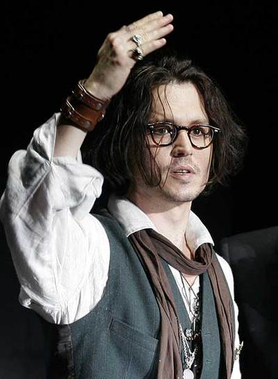 Johnny Depp, en el preestreno de  Piratas del Caribe 3  el miércoles en Tokio.