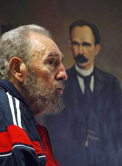 Fidel Castro, en una foto difundida el pasado 30 de enero de 2007.